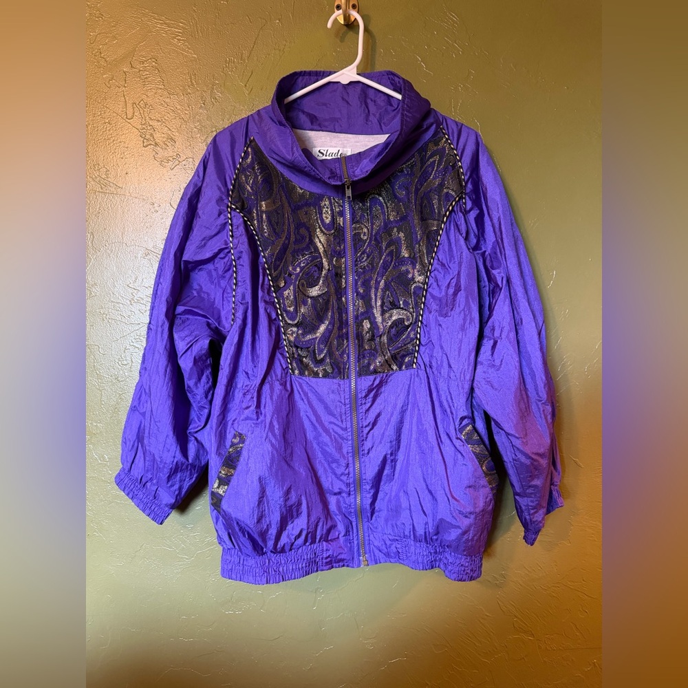 Vintage Slade Windbreaker Jacket - Size Large